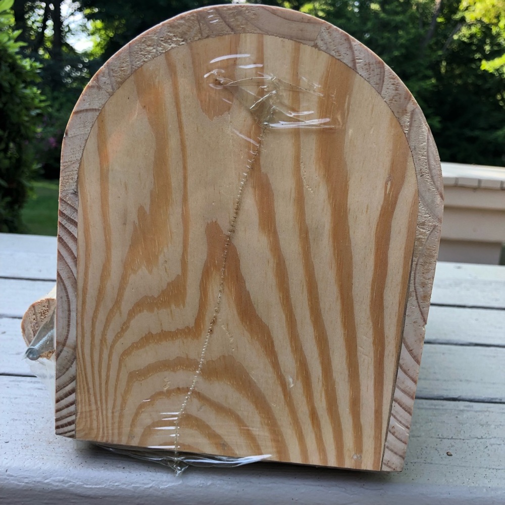 NWT DIY wood craft indoor standing mailbox - Picture 10 of 13